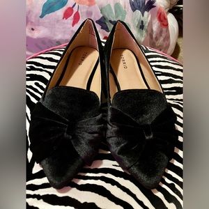Torrid Black Velvet Pointed Flats Women’s Size 10W